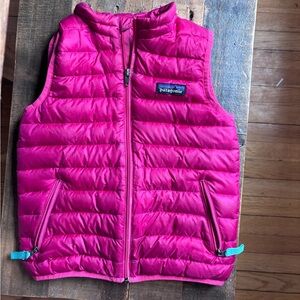 Patagonia Down Sweater Vest pink 4T